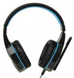 Casti Gaming i-Box X8, Microfon (Negru/Albastru)