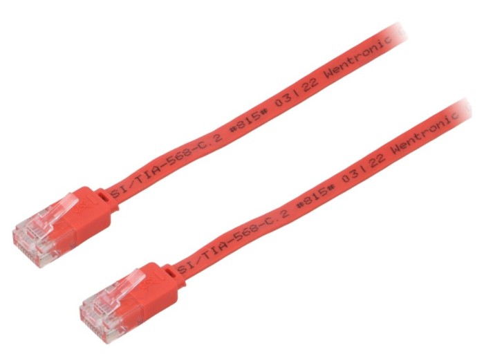 Cablu Patch U/UTP Cat6 2m Roșu PVC
