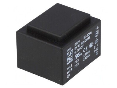 Transformator &amp;icirc;ncapsulat 1,9VA 230V 7,5V 126mA foto
