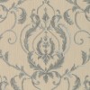 Tapet clasic, baroc, crem, gri, albastru, dormitor,47514, Limonta