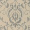 Tapet clasic, baroc, crem, gri, albastru, dormitor,47514