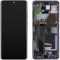 Display cu Touchscreen Samsung Galaxy S20 Ultra 5G G988 / S20 Ultra G988, cu Rama, Negru, Service Pack GH82-26032A