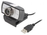 Webcam USB Full HD 1080p Neagră Argintie