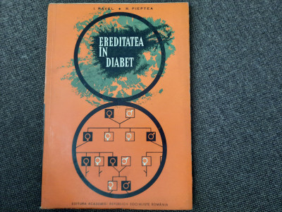 EREDITATEA IN DIABET I. PAVEL/R. PIEPTEA RF12/1 foto