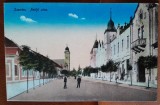 Carte postala, Szentes, oras in Ungariastrada Petofi, perioada interbelica