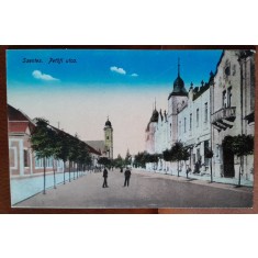 Carte postala, Szentes, oras in Ungariastrada Petofi, perioada interbelica