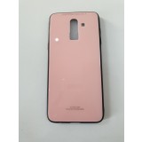 Husa Glass Case Samsung Galaxy J8 2018 + Cablu de date CADOU