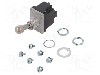 Intrerupator basculant, 2 pozitii, mod comutare ON-ON, DPDT, HONEYWELL - 2TL1-3D