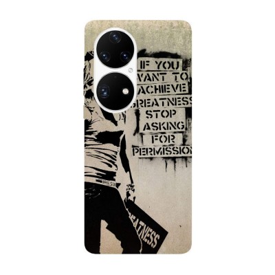 Husa compatibila cu Huawei P40 Pro model stop asking for permission, Silicon, TPU, Viceversa foto