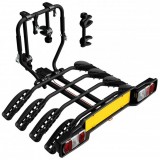 Suport pentru 4 biciclete cu prindere pe carligul de remorcare Peruzzo Siena 668/4 Negru