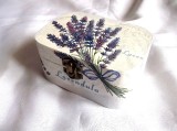 Cutie lemn decorata -lavanda 31915