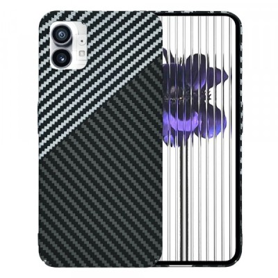 Husa pentru Nothing Phone (1), Techsuit, Carbonite FiberShell, Gri foto