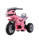 Motocicleta electrica dinozaur 12V roz, Oem