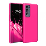 Husa Kwmobile pentru OPPO Find X3 Neo, Silicon, Roz, 55200.77, Carcasa
