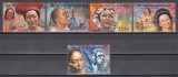 Burundi 2012 - Oameni celebri - Stevie Wonder, Khadja Nin, Monserrat Caballe, Serie + Timbru din Colita, MNH