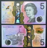 !!! AUSTRALIA - 5 DOLARI 2016 - P 62 - UNC / POLIMER // NU TRIMIT PRIN CURIER