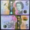 !!! AUSTRALIA - 5 DOLARI 2016 - P 62 - UNC / POLIMER // NU TRIMIT PRIN CURIER