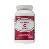 Gnc Chewable C 100 Mg, Vitamina C Masticabila Pentru Copii, Cu Bioflavonoide,