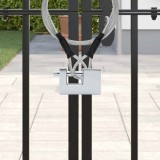 vidaXL Lacăt Argintiu Oțel 42020743