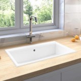 Cumpara ieftin Chiuveta de Bucătărie Alb 790x500x193 mm Granit