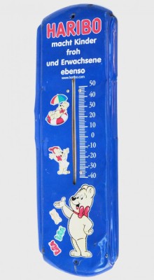 Reclama tabla HARIBO cu termometru foto