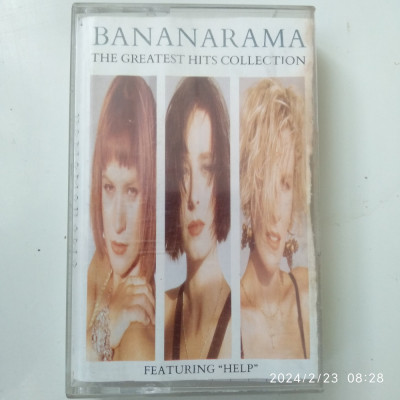 -Y- CASETA BANANARAMA - FEATURING HELP ORIGINALA , EXCELENTA ! foto