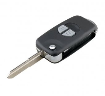 Carcasa cheie Topautochei&amp;reg; pentru Suzuki 2 butoane transformare briceag, lamela caneluri parte dreapta foto