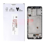 LCD+Touchscreen cu Rama Samsung Galaxy A31 / A315 BLACK Original Service Pack