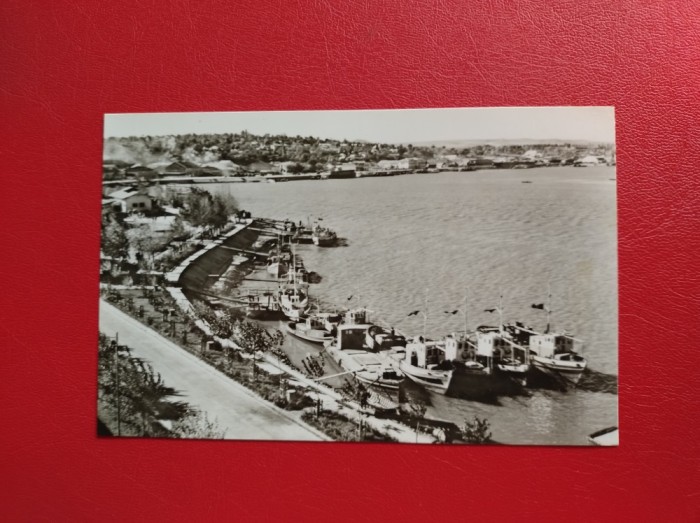 CARTE POSTALA - RSR - TULCEA - VEDERE DIN PORT