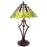 Cumpara ieftin Veioza decorativa sticla multicolora polirasina Tiffany 41x62 cm