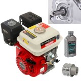 Motor pe benzina 7CP + fulie ax cu pana 20mm + ulei 4 timpi (KD1825+F+U), Kraft&amp;Dele