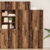 Cabinet de Depozitare vidaXL Lemn Vechi 70x42.5x225 cm Lemn Ingineresc