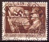 Timbru Germania 1944 - Ziua de Naștere a lui Hitler, Grossdeutsches Reich, 54+96 Pf. (Mi. 865) - Ștampilat -A222