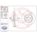 Set disc frana Citroen C8 (Ea Eb) 06.02-, C8 Van (Ea Eb) 06.02-; Fiat Ulysse (179) 08.02-06.11; Lancia Phedra (179) 09.02-11.10; Peugeot 807 (Eb) 06., BREMBO