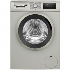 Masina de spalat rufe Bosch WAN28250BY, 8 kg, 1400 RPM, EcoSilence Drive, Hygiene Plus, Clasa C, 60 cm, Argintiu