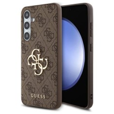 Husa originala Guess Samsung Galaxy S24 FE Hardcase 4G Big Logo, maro, GUHCS24FE4GMGBR foto