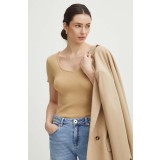 Medicine tricou femei, culoarea bej