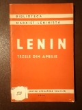 Lenin - Tezele din aprilie (ediția a II-a, 1954)