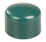 Capac plastic verde Strend Pro pentru stalp rotund, diametru 40 mm