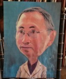 Caricatură - Dinu Flăm&acirc;nd - de Ștefan Popa-Popas