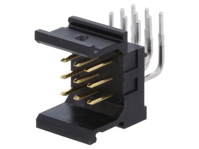 Conector PCB-PCB THT &amp;icirc;n unghi 9 pini foto