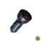 Incarcator Auto Baseus 65W 5A 1 x USB-A - 1 x USB-C Gri CCKX-C0G