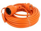 Prelungitor alimentare 15m portocaliu 3x1,5mm2