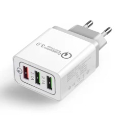 Incarcator 3 porturi USB Incarcare rapida 18W