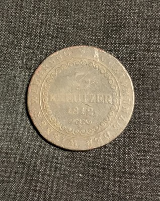 Moneda 3 kreuzer 1812 S Austria foto