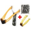 Pachet Profesional Prastie Vanatoare cu Schelet Metalic, 100 Bile Metalice Incluse si Zgarci Rezerva