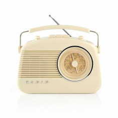 Radio FM 4.5 W, maner pentru transport, ivory, nedis foto