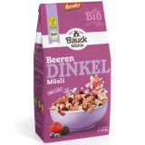 Musli Bauckhof din Spelta Integrala cu Fructe de Padure, Vegan, Bio, Demeter, 425g