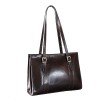 Geanta Dama Umar Piele Naturala Maro Utill Land Fashion P139B 35x11x27 cm Made in Italy