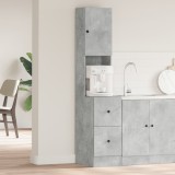 vidaXL Dulap de Bucătărie Gri Beton 35x50x180 cm Lemn &Icirc;ngineresc